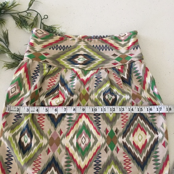 Free people skirt XS hippie Aztec Indian - Picture 4 of 5